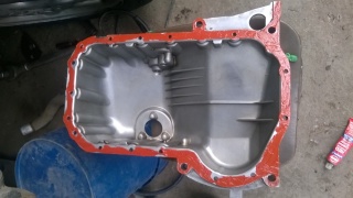 Замена поддона двигателя Skoda Fabia RS  