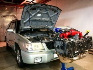 Замена двигателя Skoda Fabia RS  